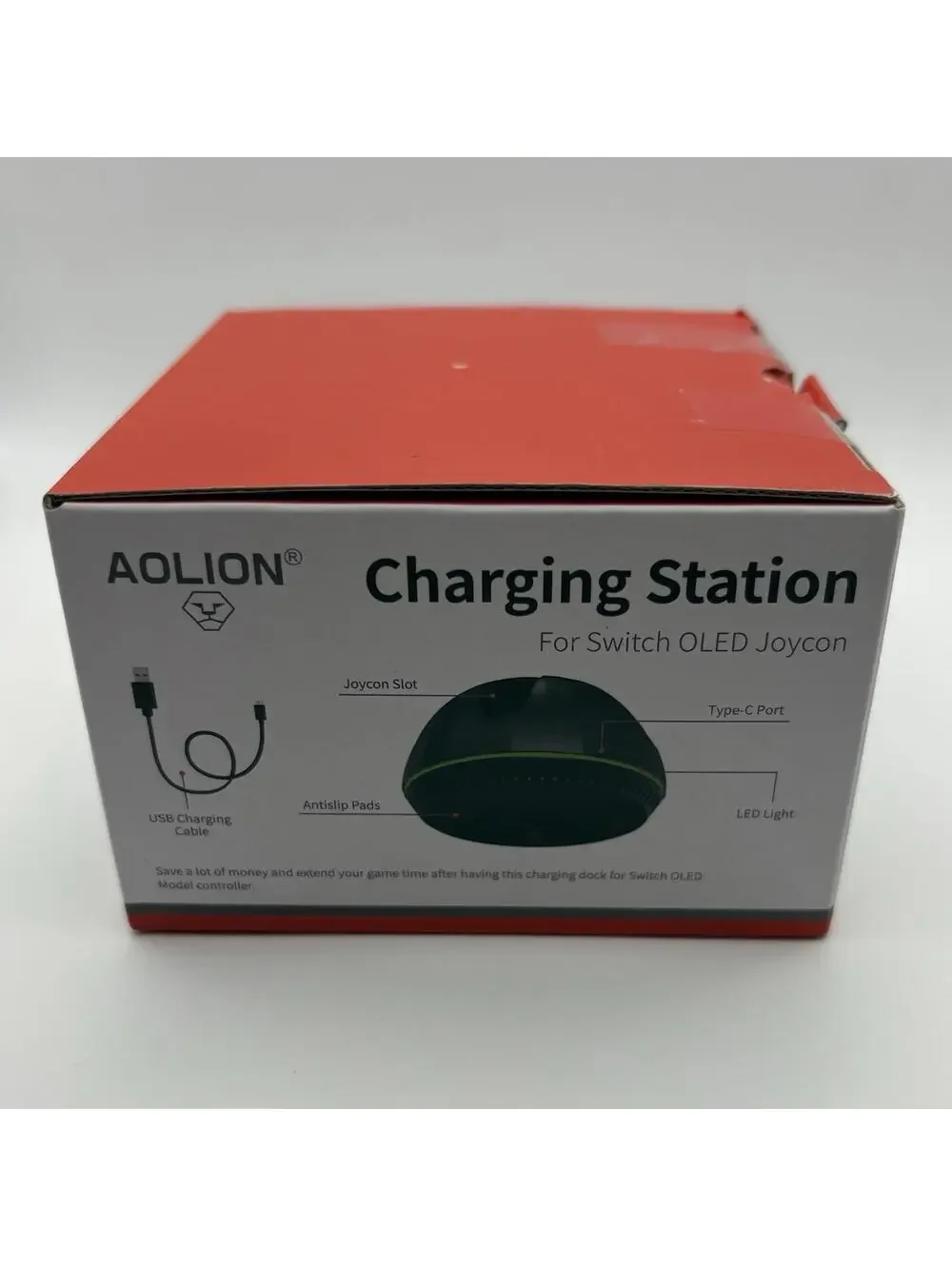 Charging Station for Nintendo Switch OLED Joycon AOLION AL-N1001